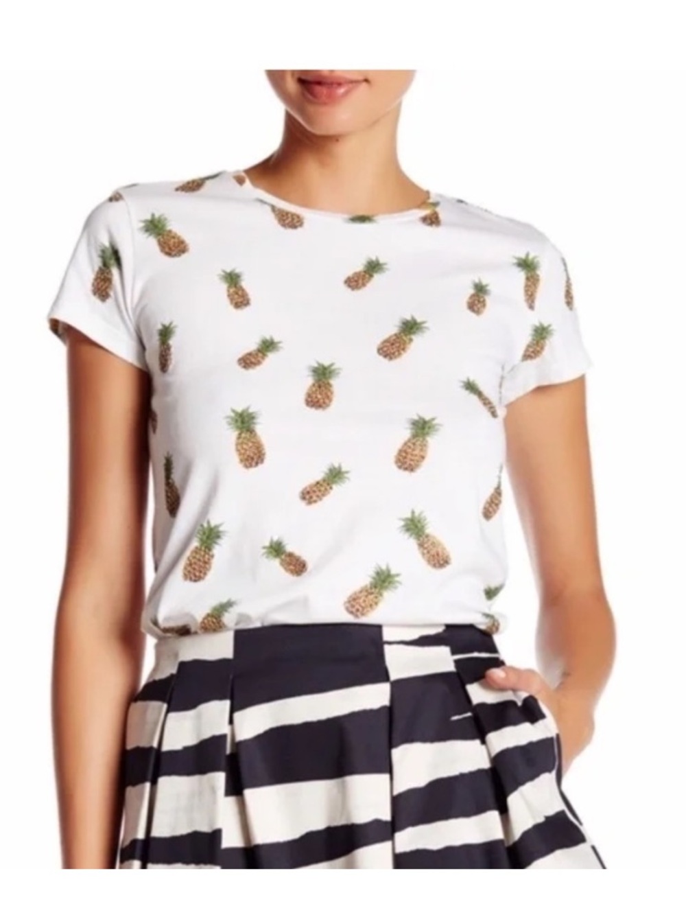 Alice + Olivia Robin Embellished Tee